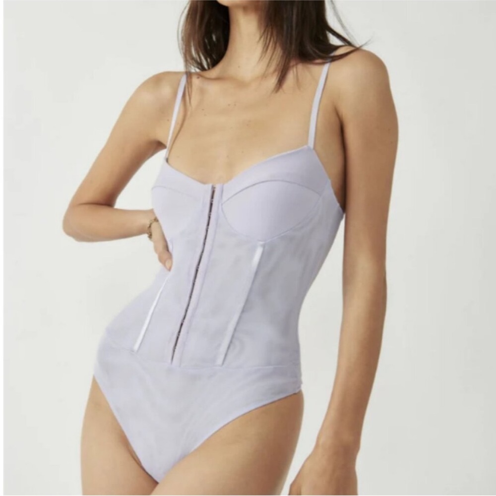 Free People Lavender Bodysuit